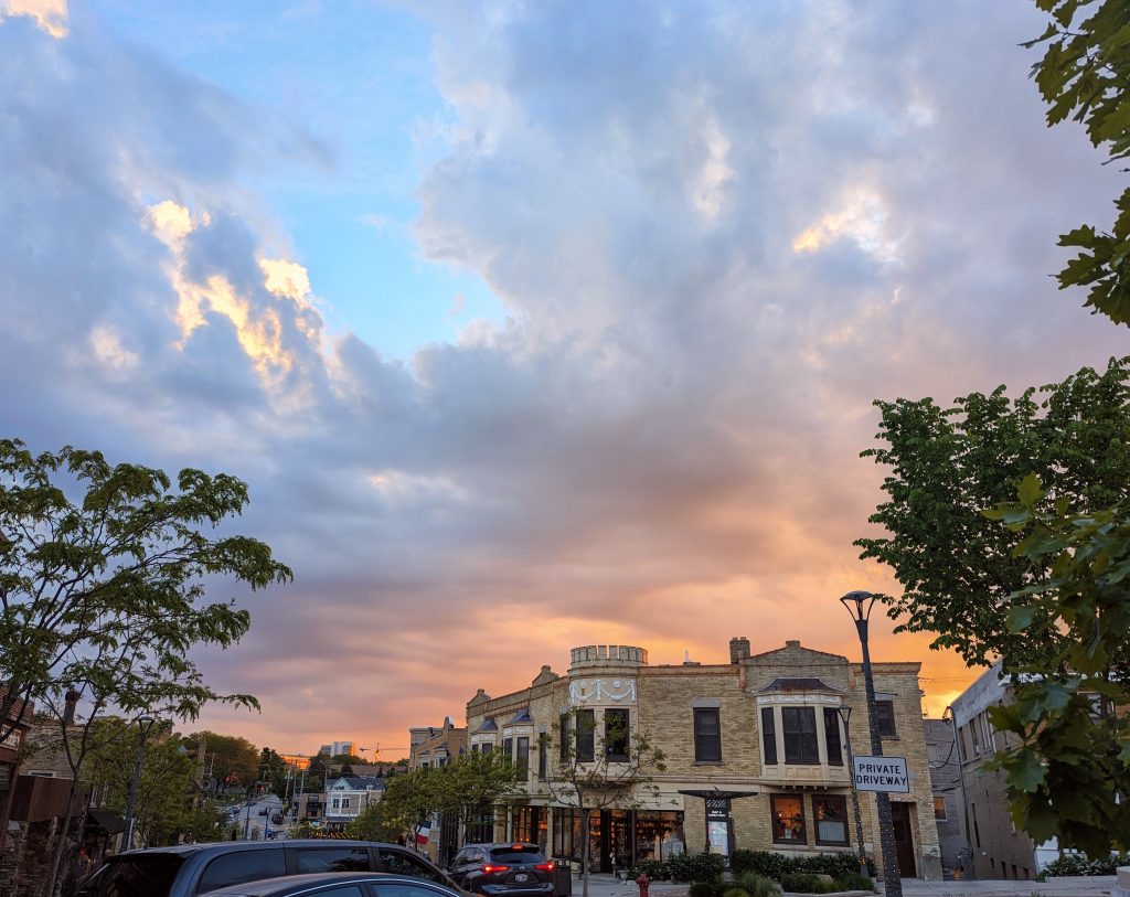 Sunset in the Village