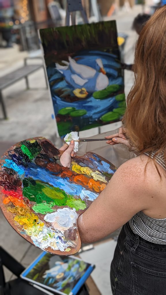 Caution: Artist at Work